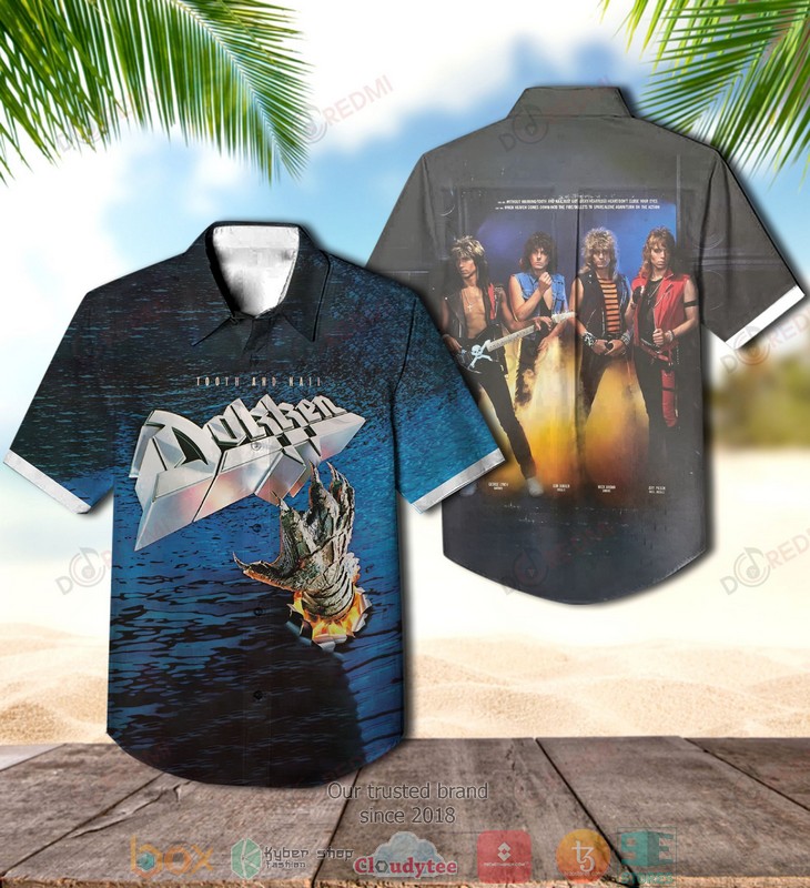 Dokken Under Lock and Key Hawaiian Shirt