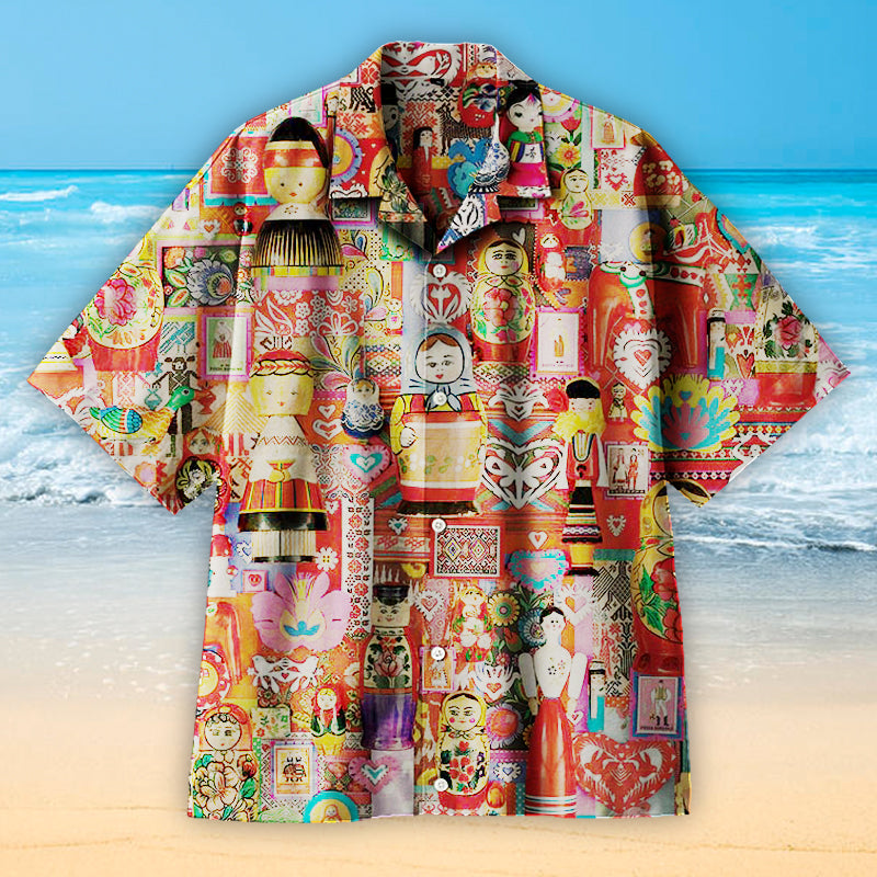 Dragon Playing Dice Hawaiian Shirt