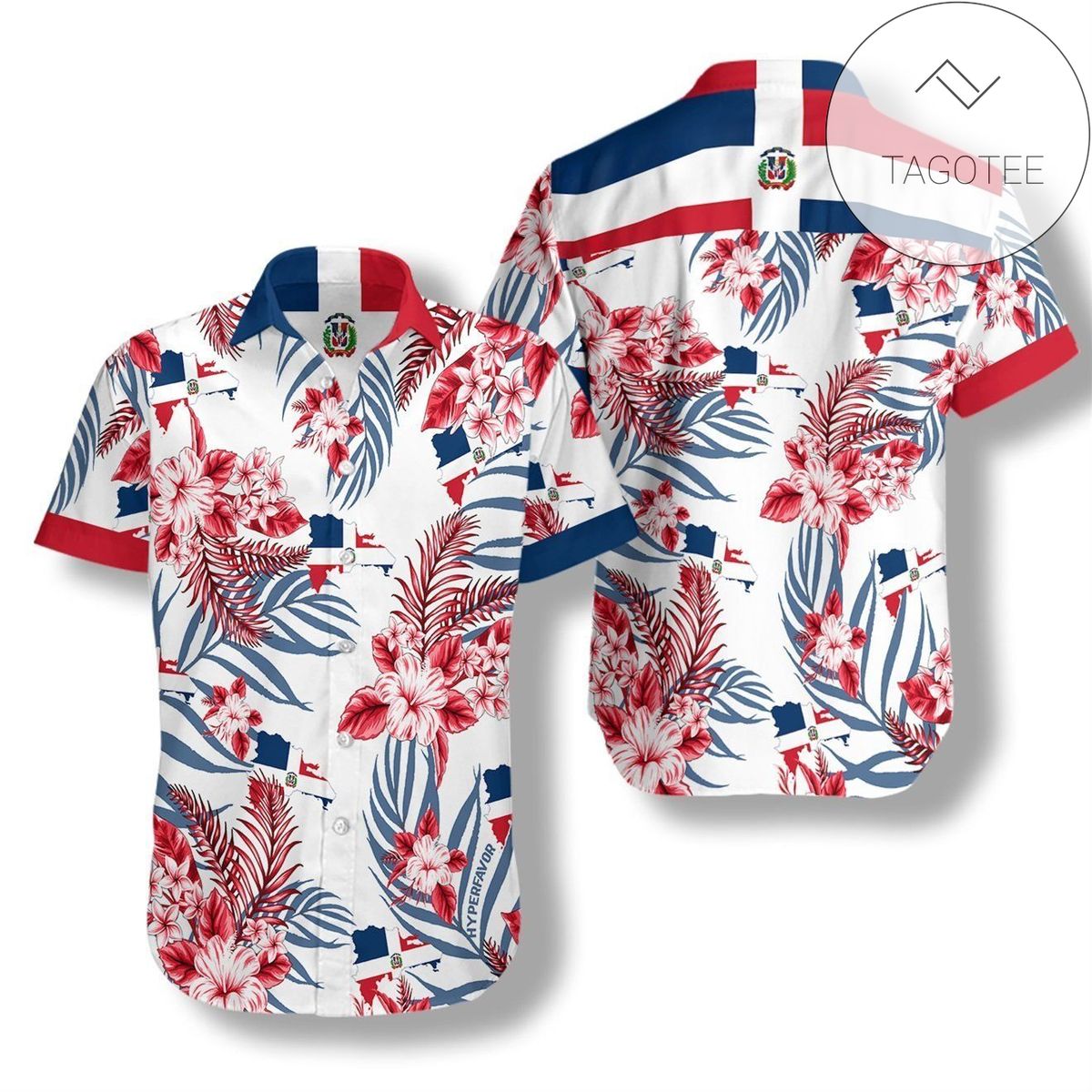 Dominican Proud Hawaiian Shirt