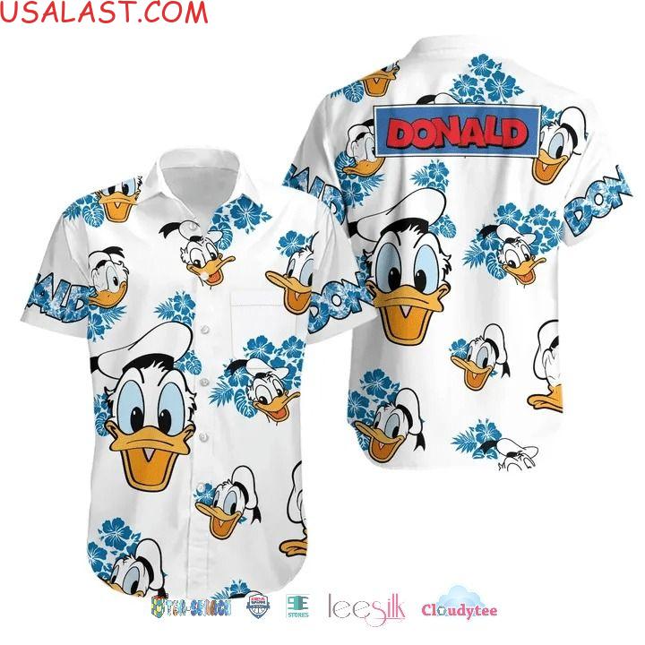 Donald Duck Swimming Hawaiian Shirts Beach Shorts