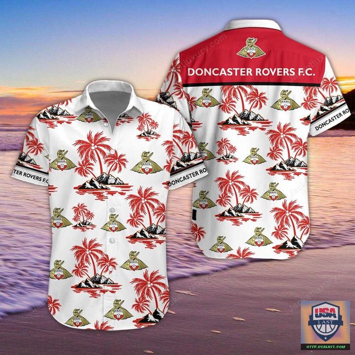 Doncaster Rovers FC Aloha Hawaiian Shirt Beach Short