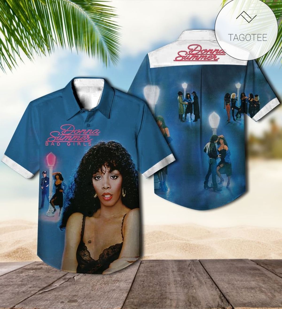 Donna Summer I Remember Yesterday Album Cover Hawaiian Shirt