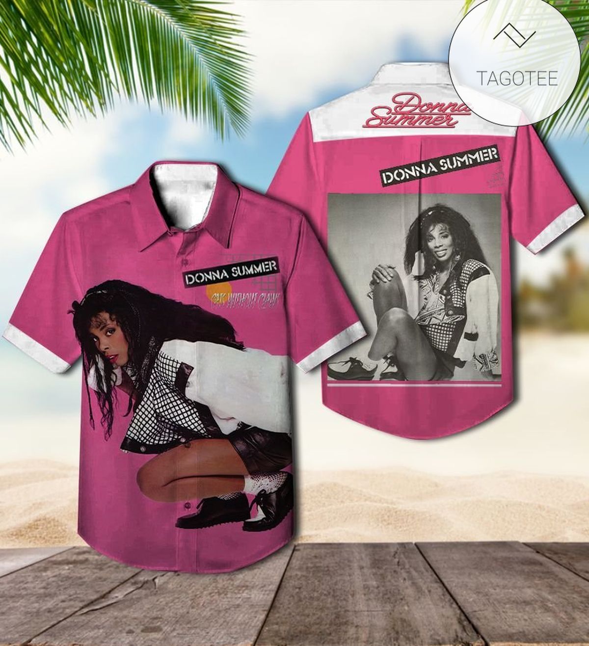 Donna Summer Another Place And Time Album Cover Hawaiian Shirt