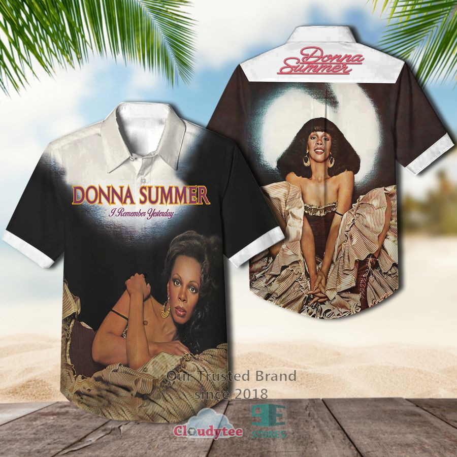 Donna Summer Four Seasons Of Love Album Casual Hawaiian Shirt