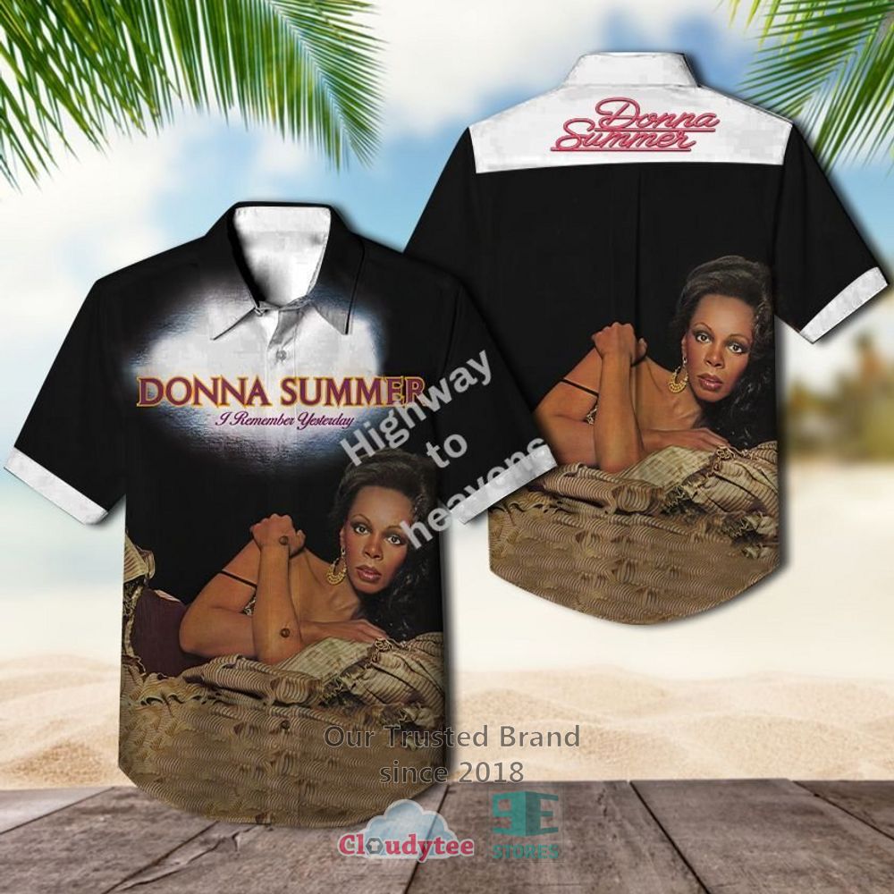 Donna Summer I Remember Yesterday Album Casual Hawaiian Shirt