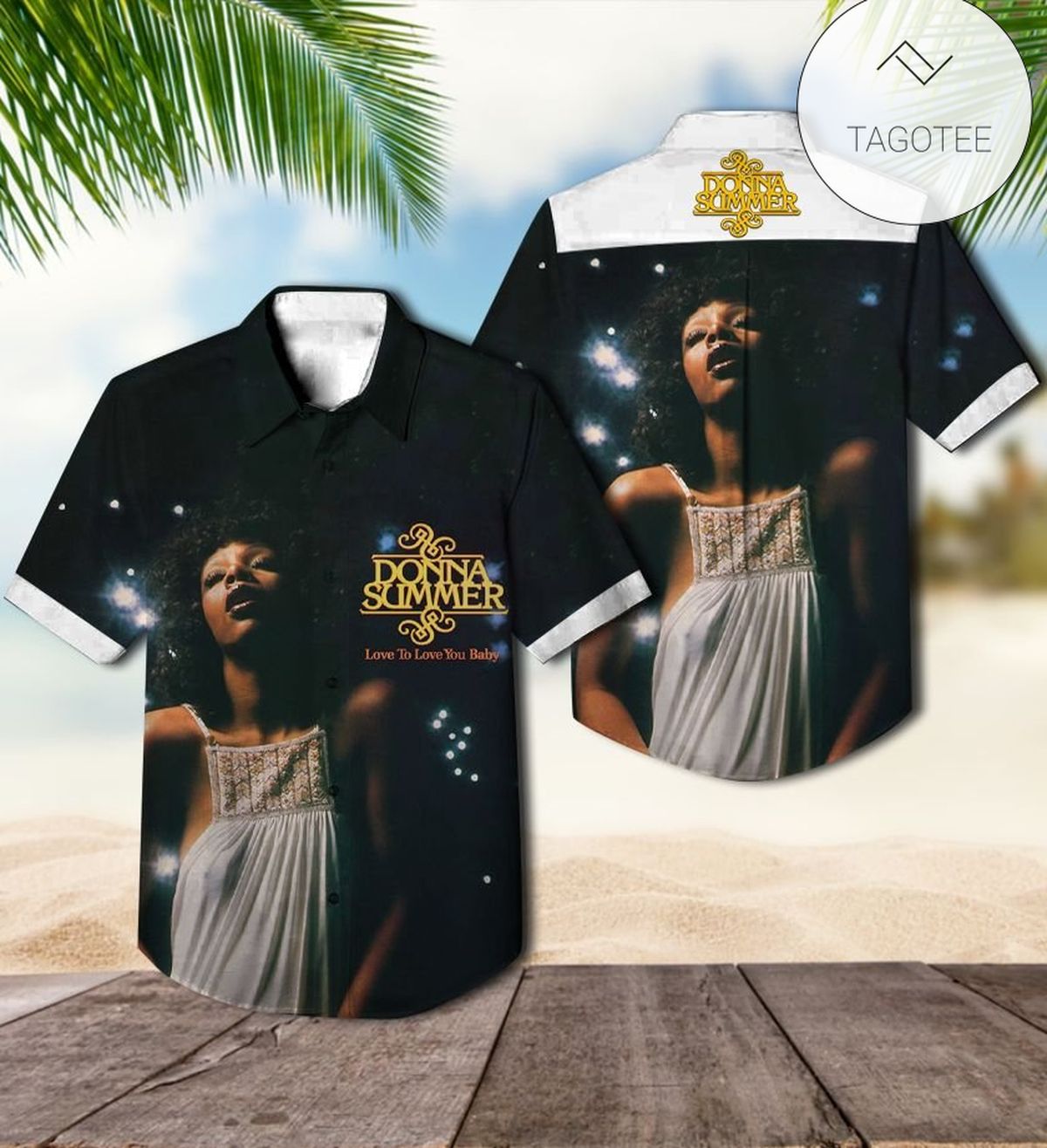 Donna Summer Live And More Album Cover Hawaiian Shirt