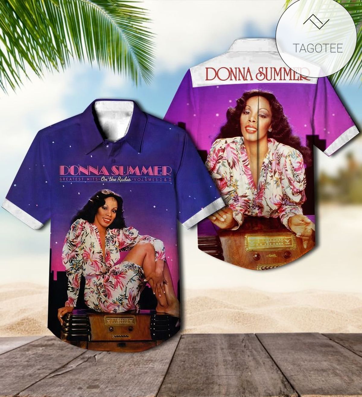 Donna Summer The Wanderer Album Cover Hawaiian Shirt