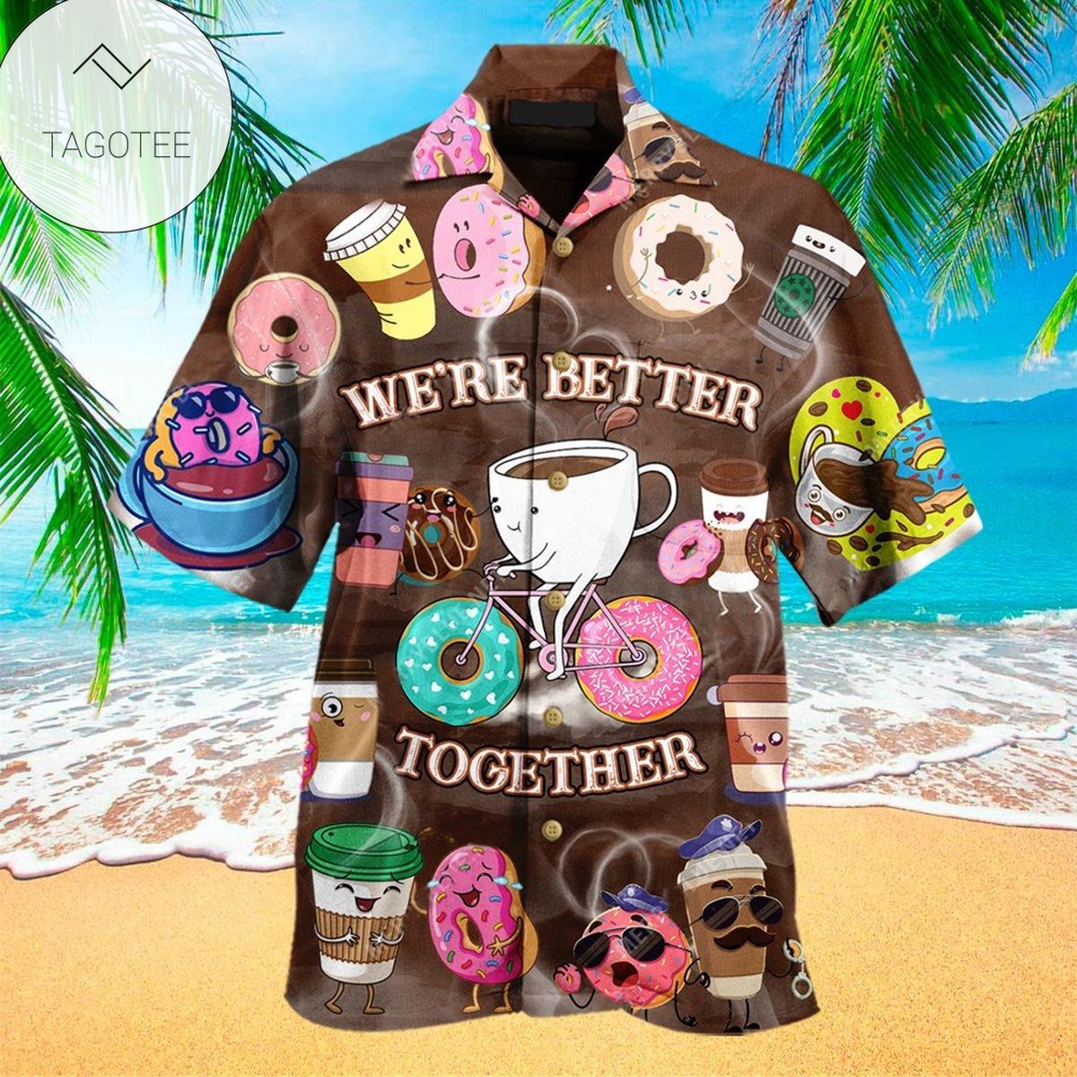 Donut Hawaiian Shirt Perfect Donut Clothing