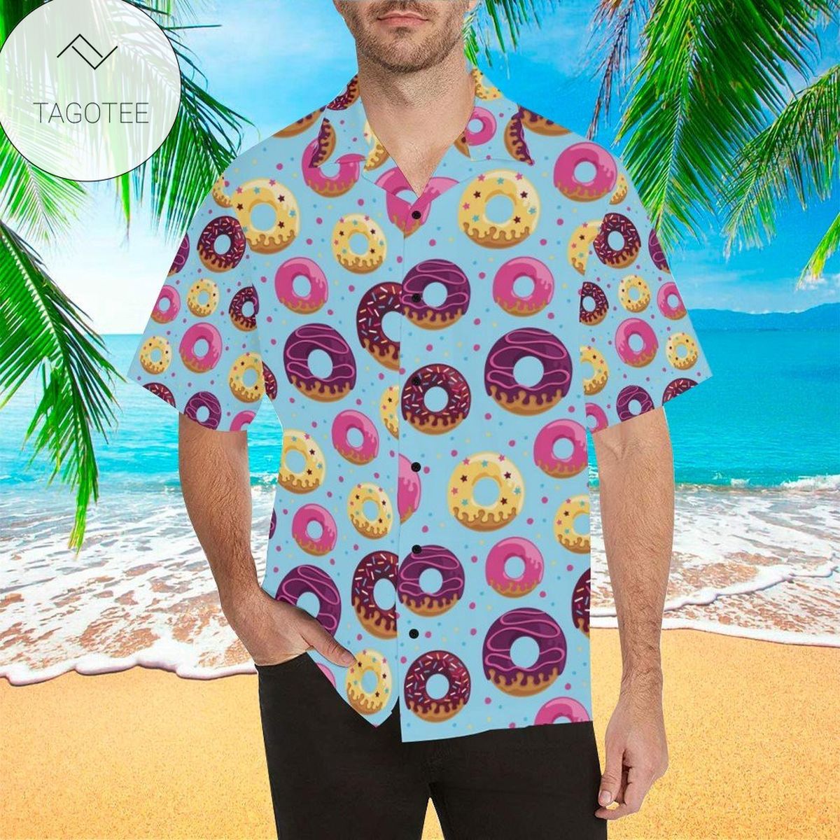 Donut Apparel Donut Button Up Shirt