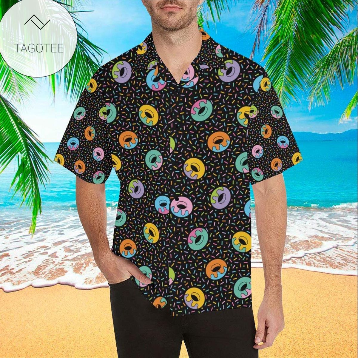 Donut Hawaiian Shirt Donut & Food 3D Printed Shirt