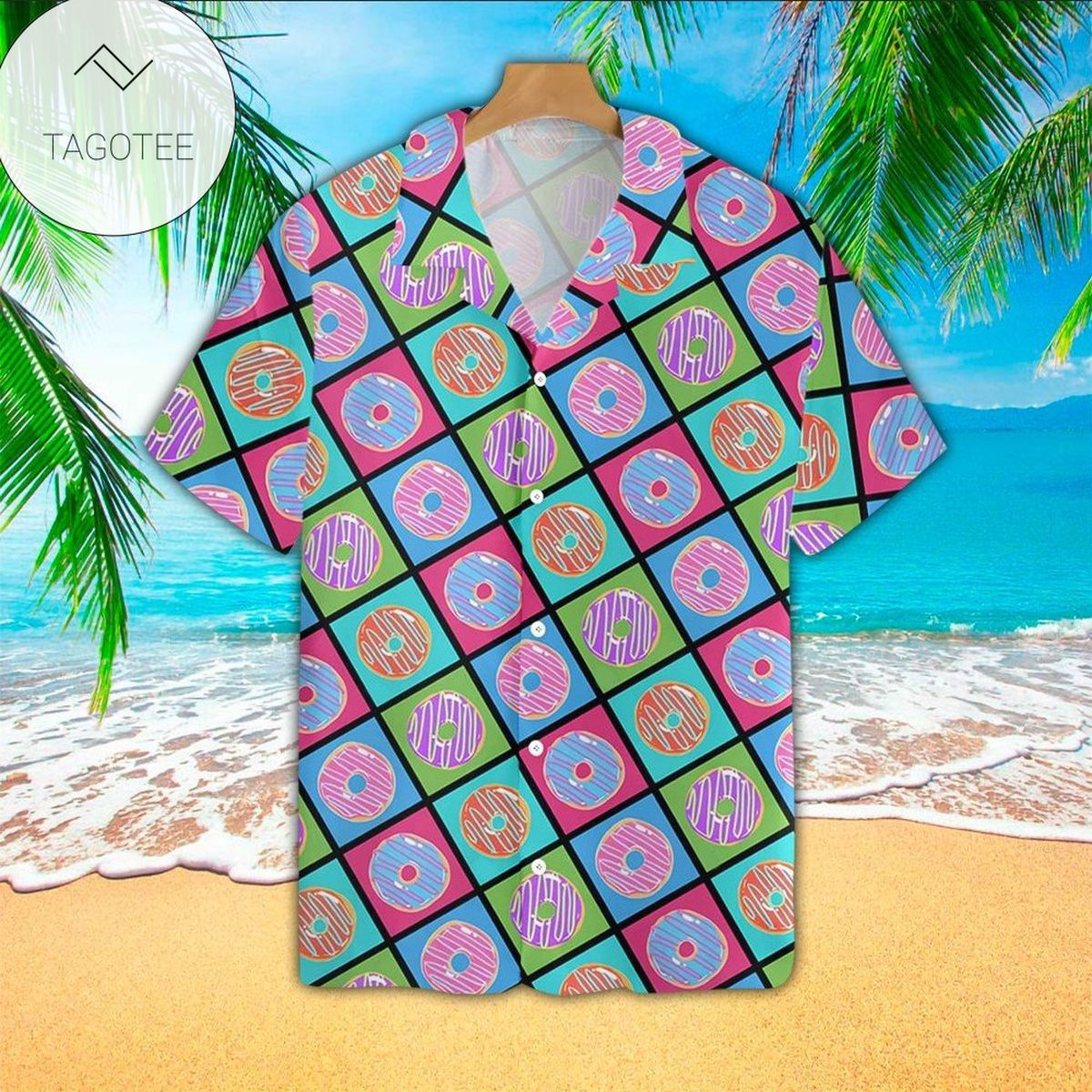 Donut Hawaiian Shirt Donut & Food 3D Printed Shirt