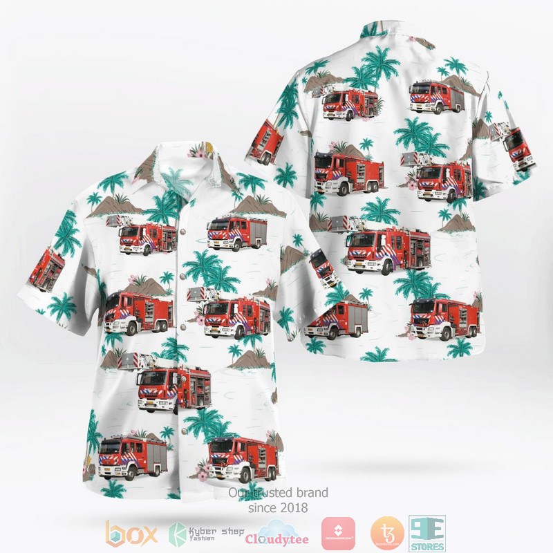 Door County Wisconsin Door County EMS Hawaiian Shirt