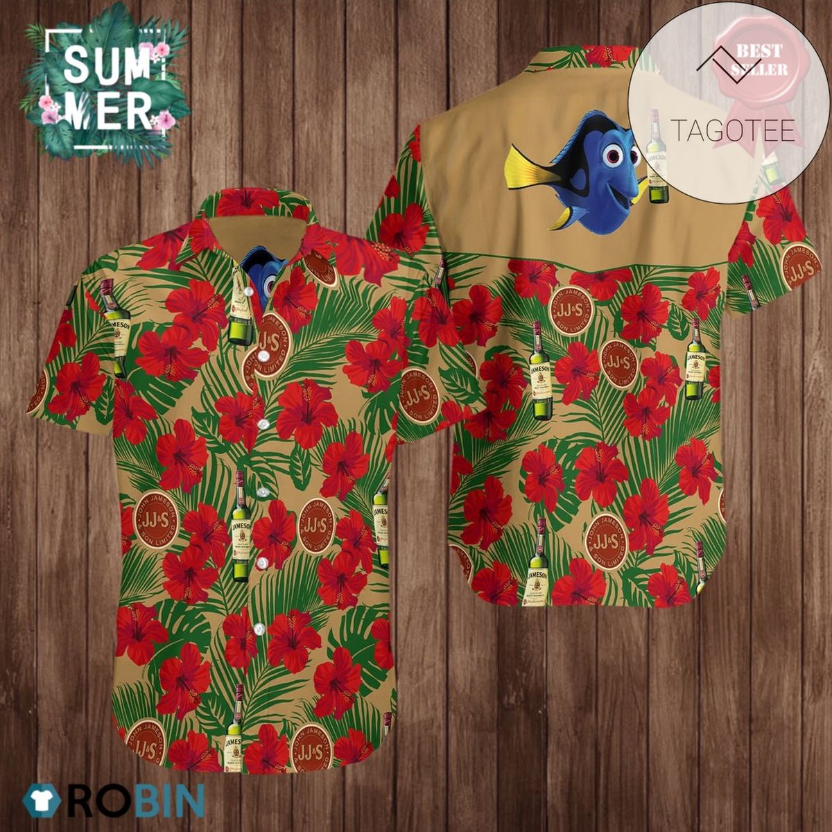 Doughnut Tropical Unisex Hawaiian Aloha Shirts