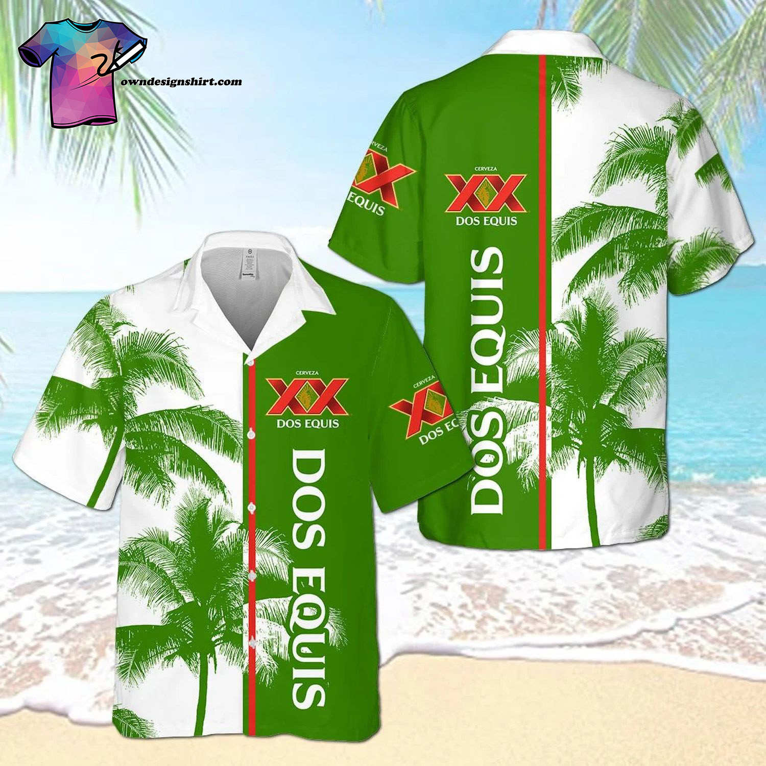 Dos Equis Beer Summer Vibes Hawaiian Shirt