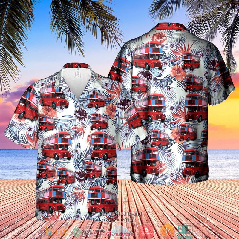 Double-Decker MegaBus Short Sleeve Hawaiian shirt, short