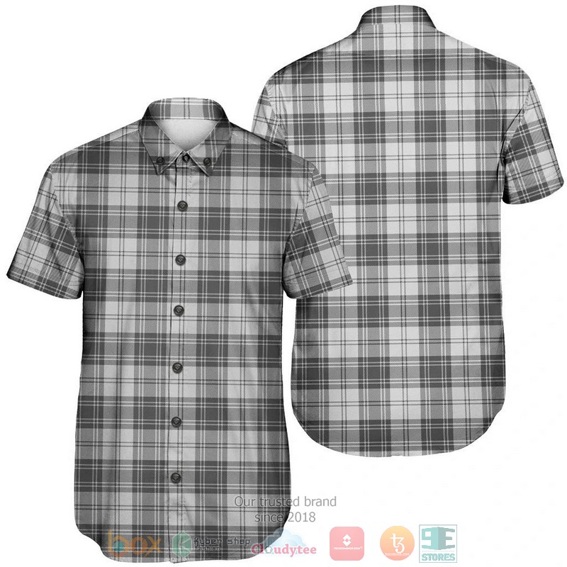 Douglas Ancient Tartan Short Sleeve Hawaiian Shirt