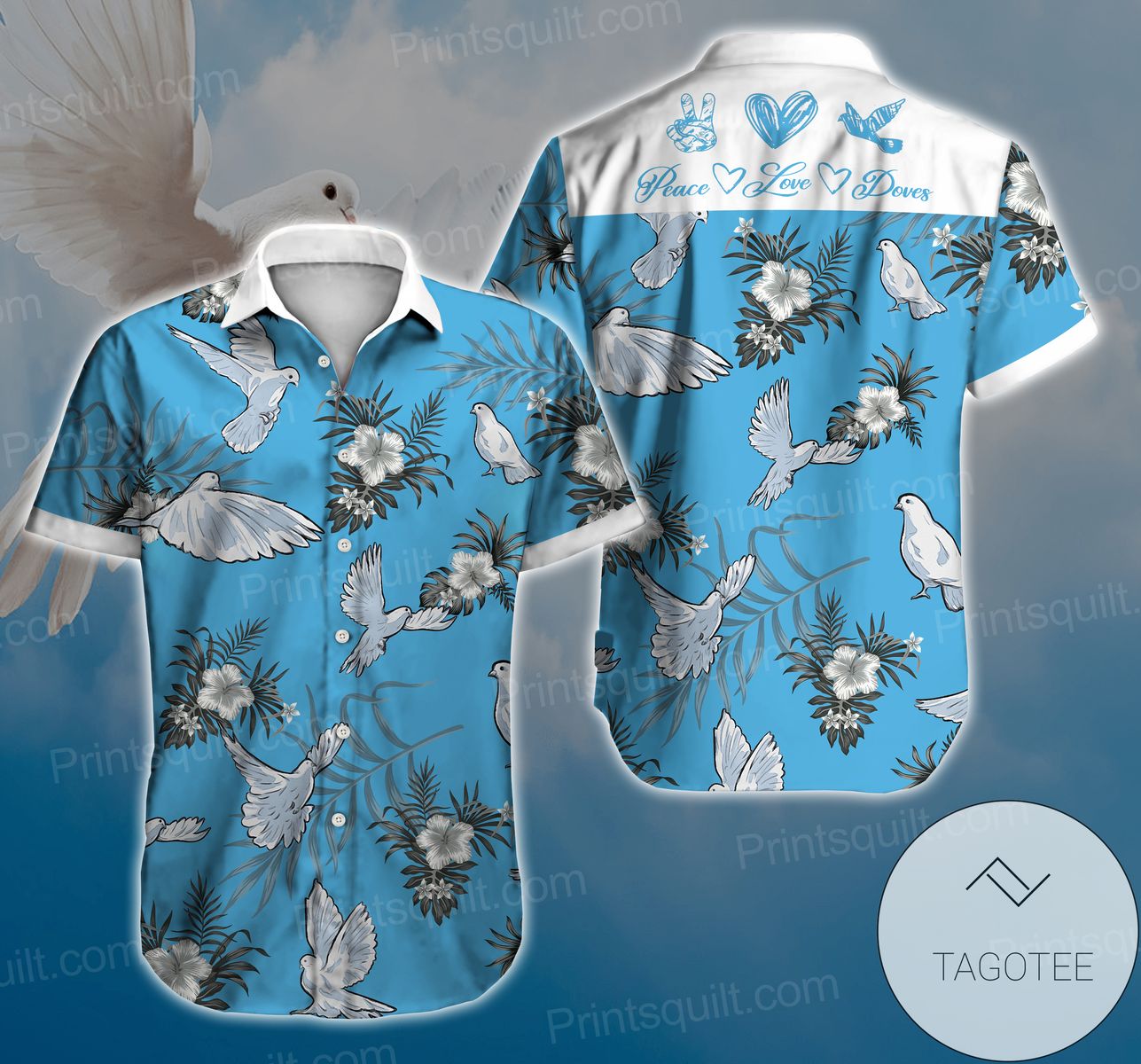 Dos Equis Palm Hawaiian Shirt