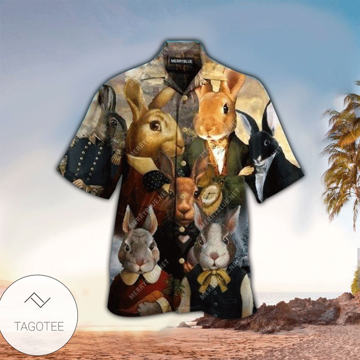 Dos Equis Tropical Leafs All Over Print 3D Hawaiian Shirt