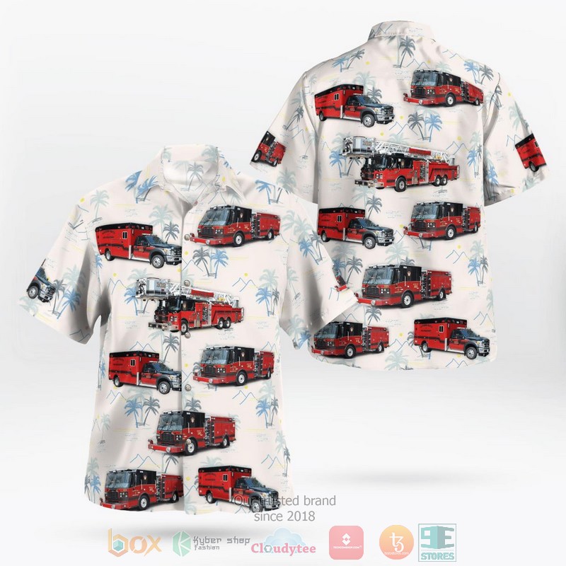 Dover Police Department Delaware Dodge Charger Hawaiian Shirt