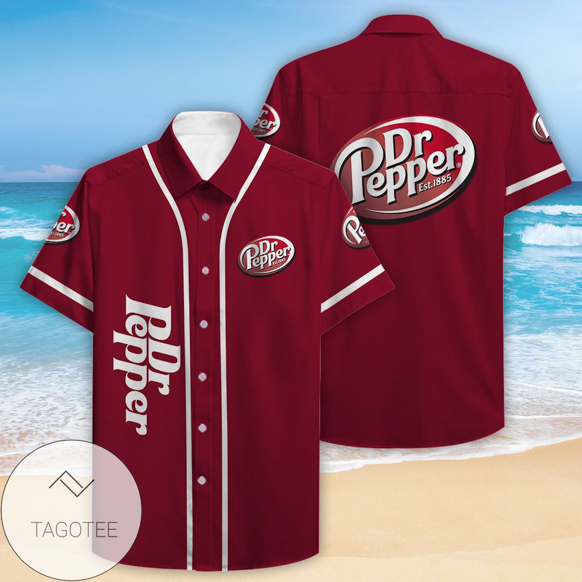 Dr Pepper Authentic Hawaiian Shirt 2022