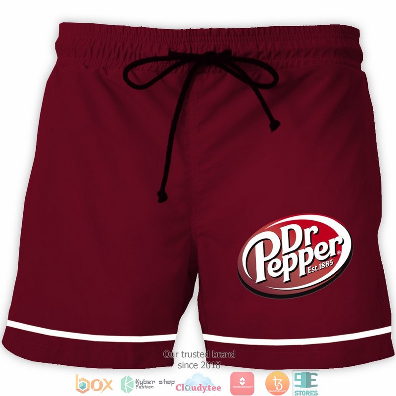 Dr Pepper Hawaiian Beach Short