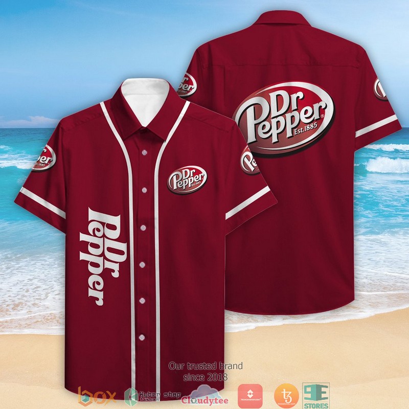 Dr Pepper Hawaiian Shirt, Short