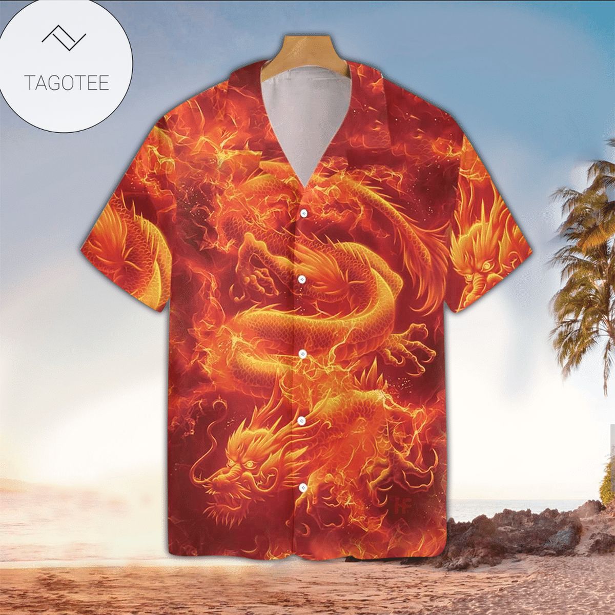 Dragon Aloha Shirt Perfect Hawaiian Shirt For Dragon Lover