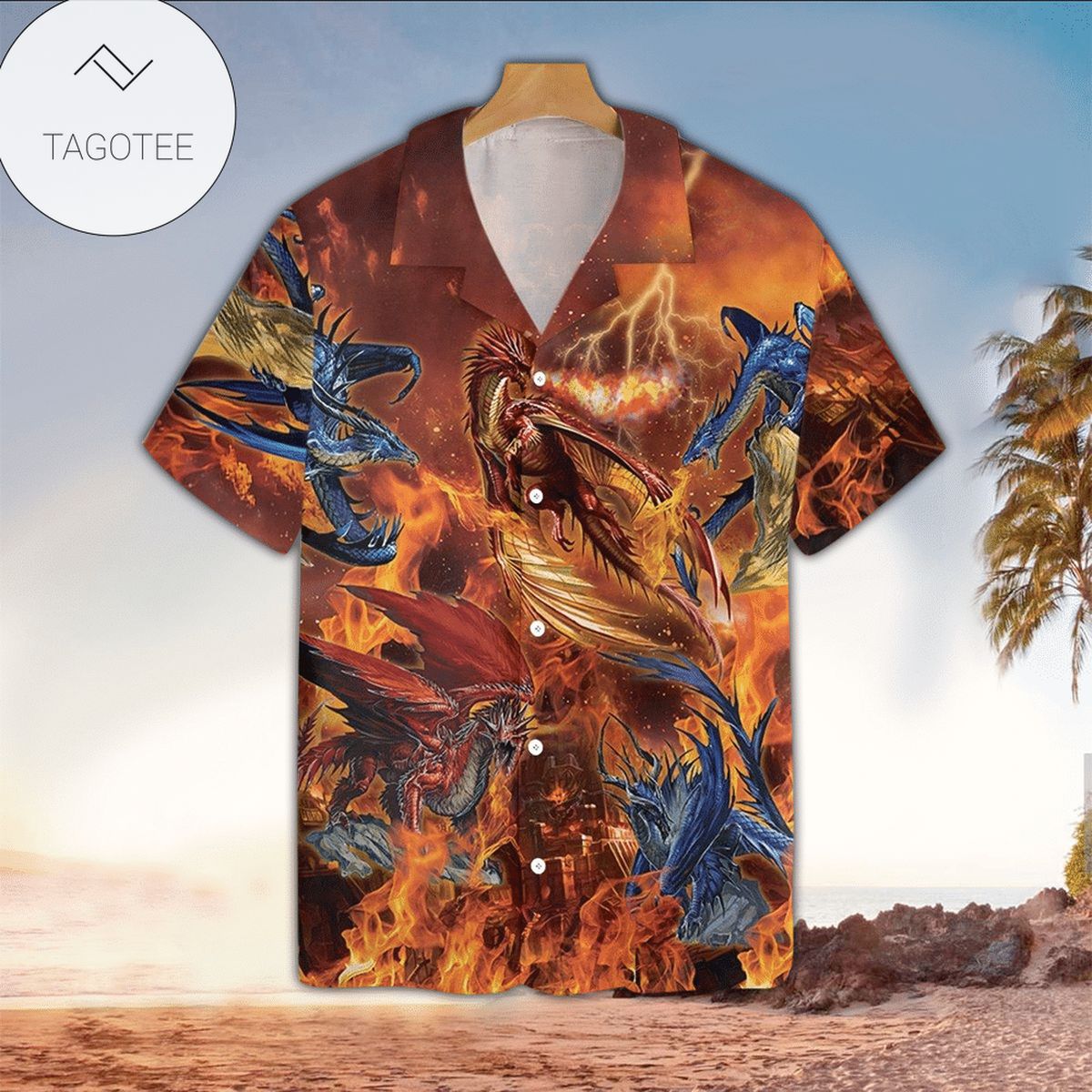 Dragon Apparel Dragon Button Up Shirt