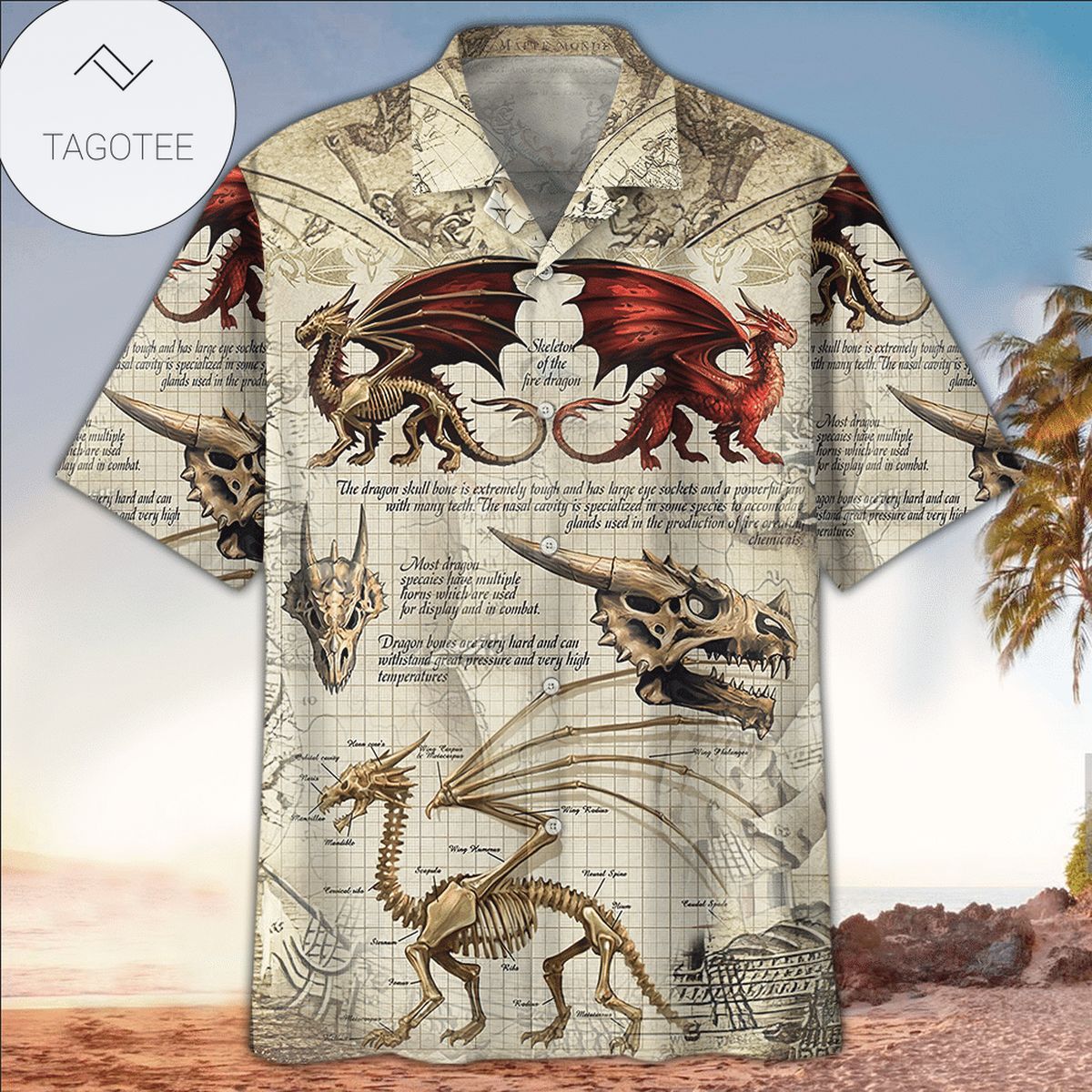 Dragon Aloha Shirt Perfect Hawaiian Shirt For Dragon Lover