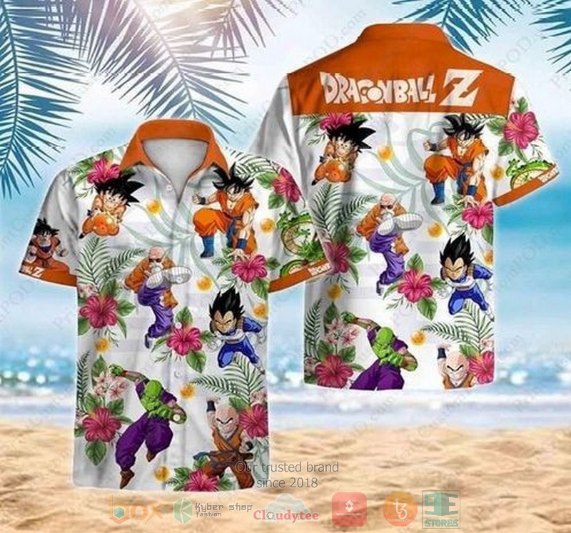 Dragon Ball Tropical Black Hawaian Summer Outfit