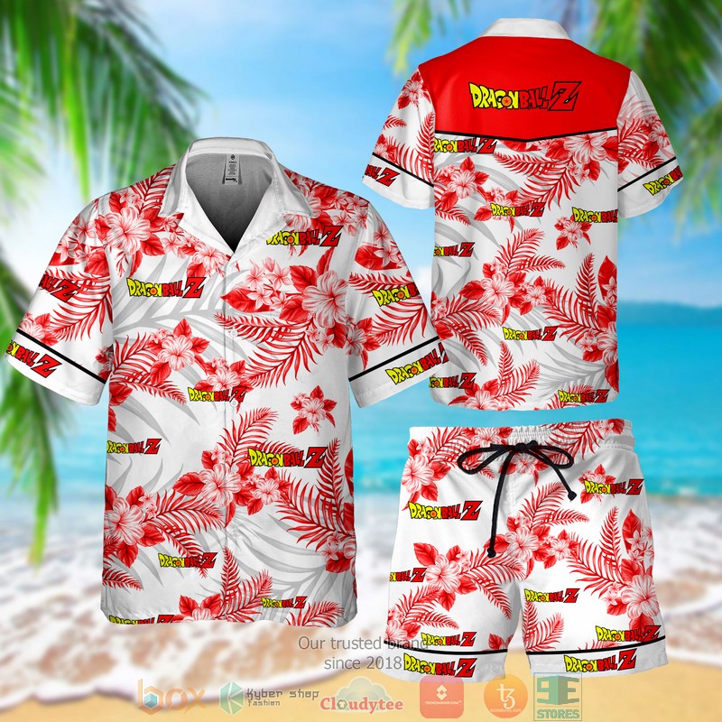 Dragon Ball Tropical Black Hawaian Summer Outfit