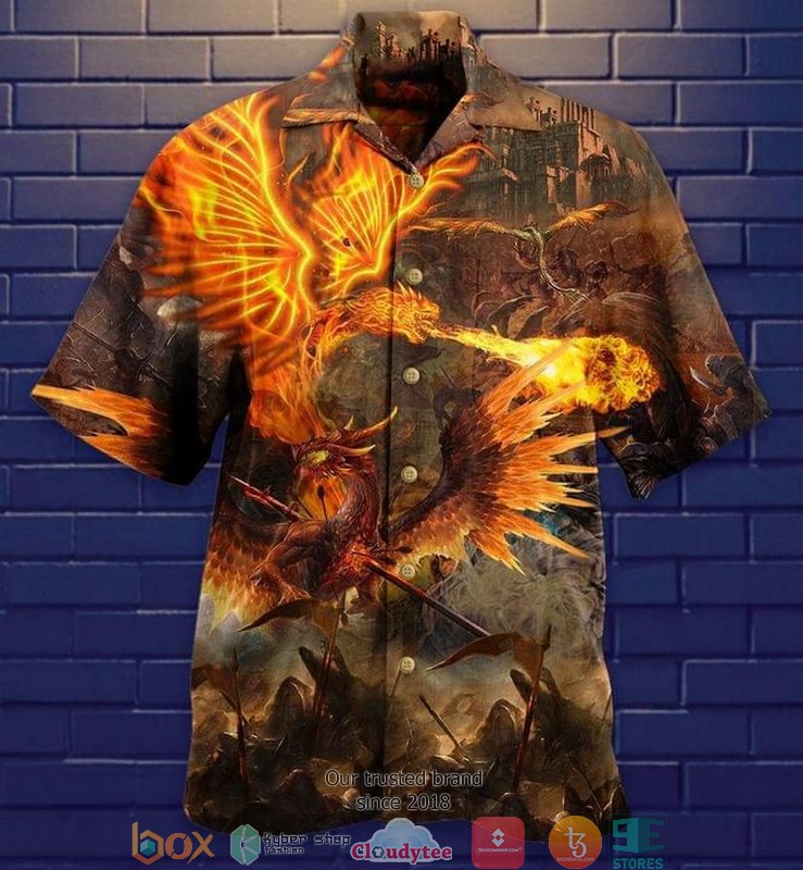 Dragons Short Sleeve Hawaiian shirt