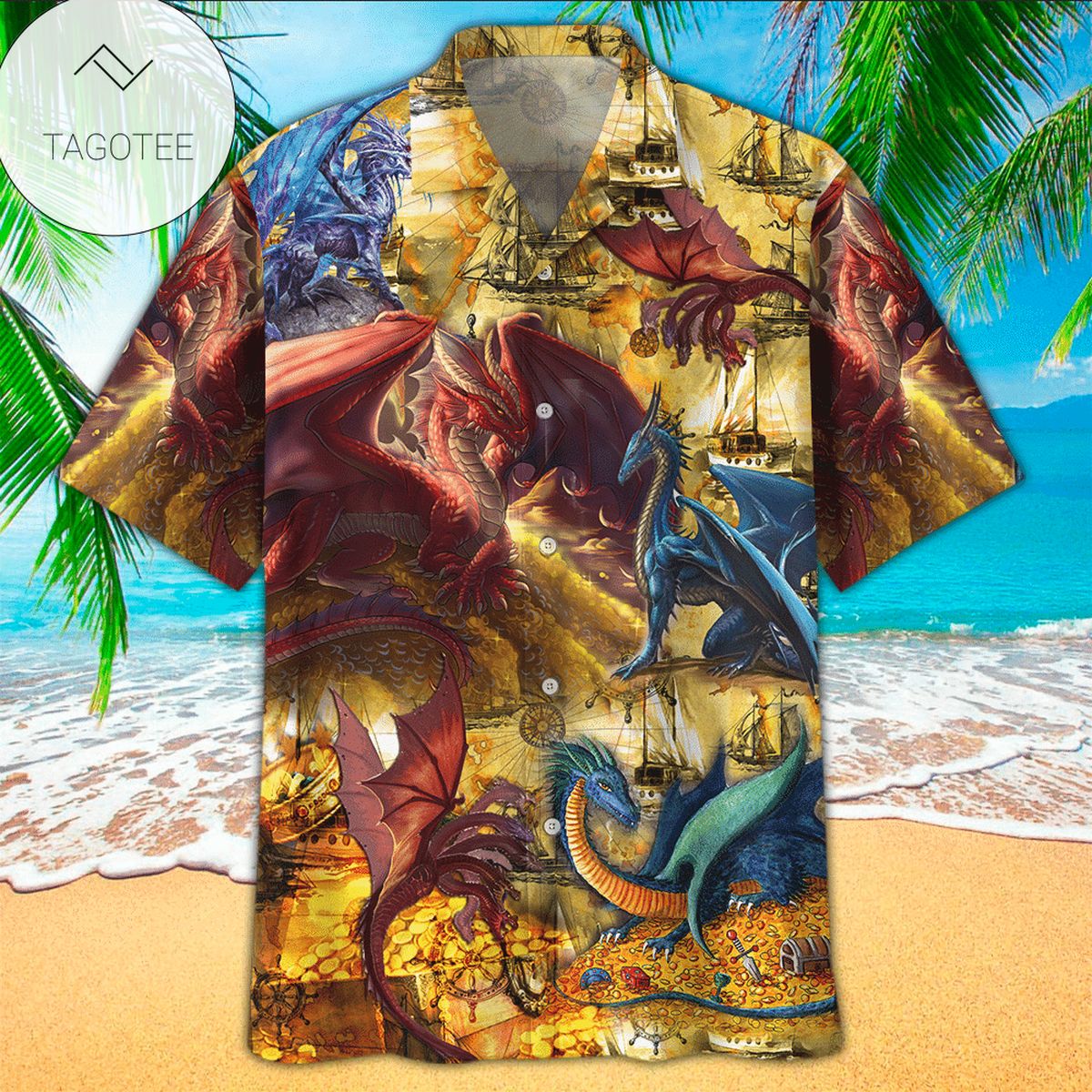 Dragon Hawaiian Shirt Perfect Gift Ideas For Dragon Lover