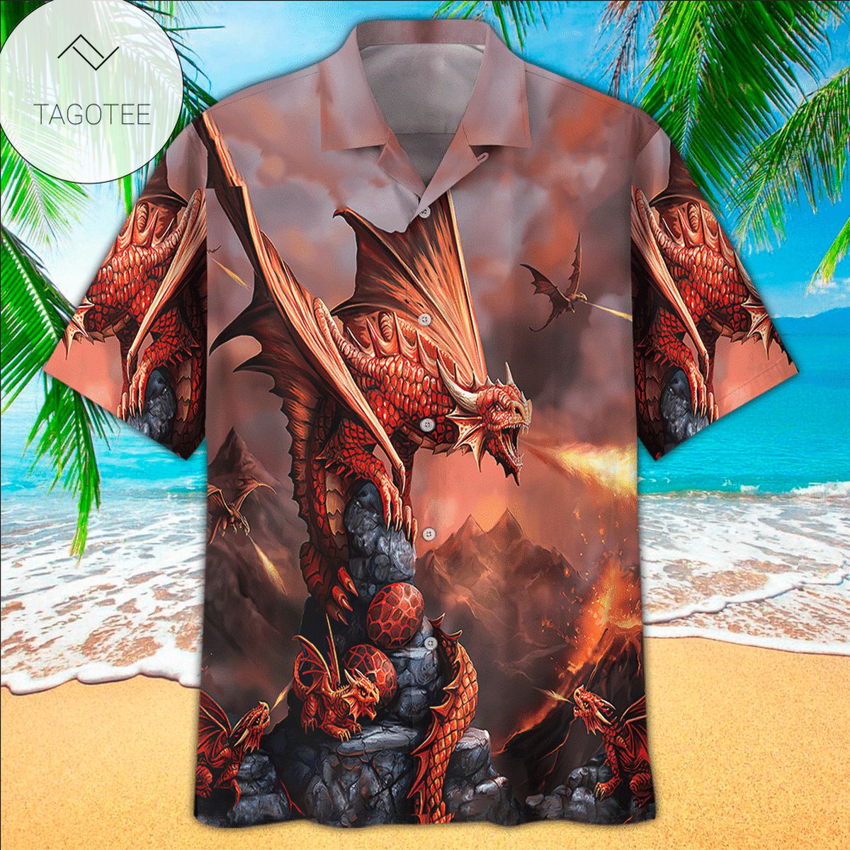 Dragon Tattoo Art Hawaiian Shirt