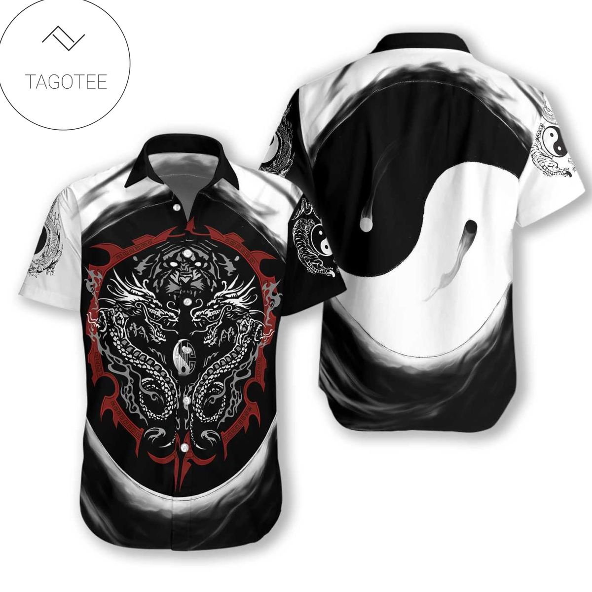 Dragon Tattoo 3d Hawaiian Shirt