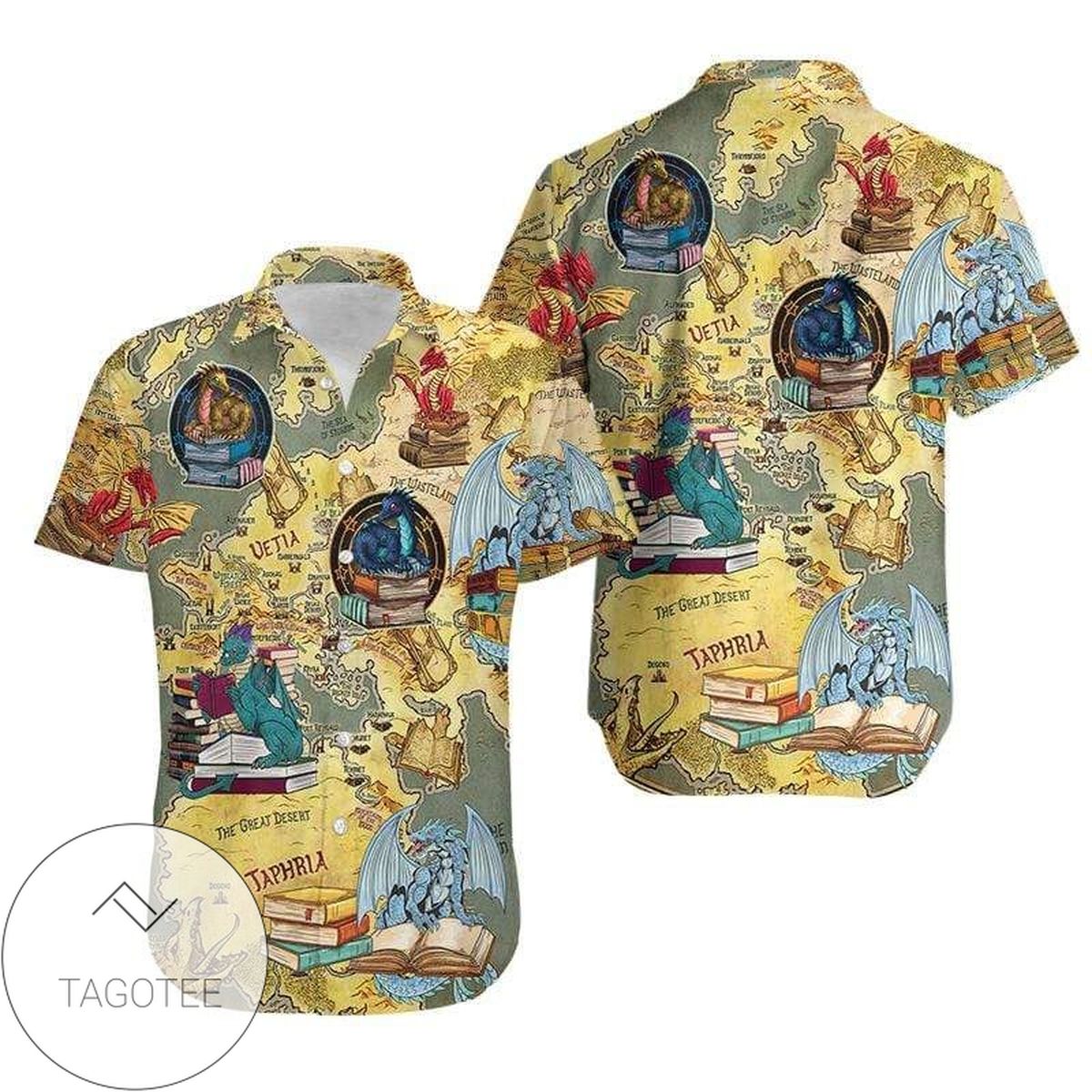 Dragon Tropical 3d Hawaiian Shirt For Men With Vibrant Colors And Textures