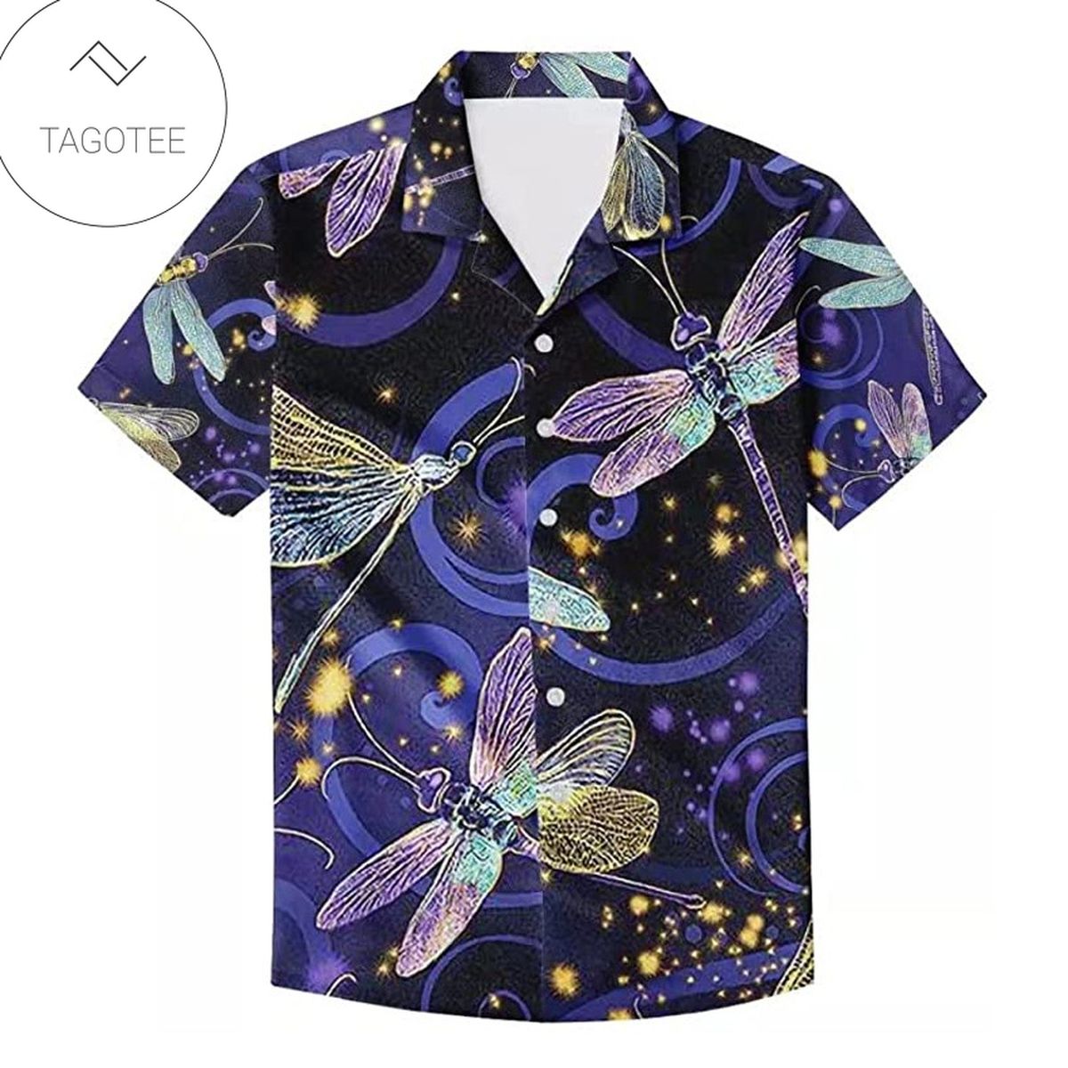 Dragonfly Hawaiian Shirt Perfect Dragonfly Clothing