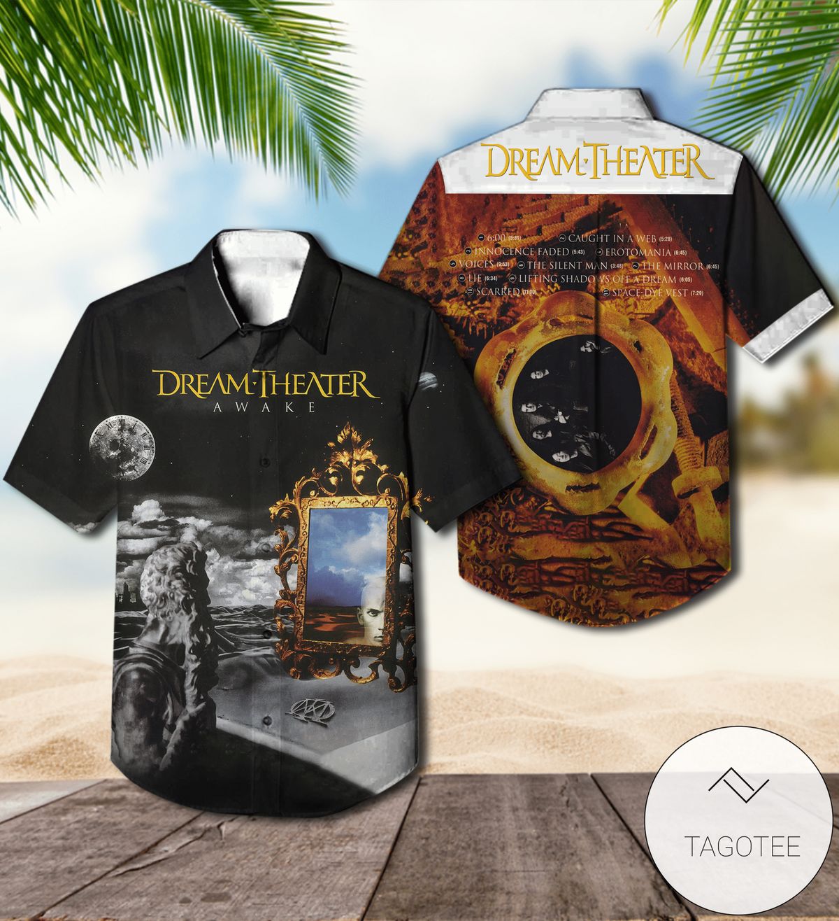 Dream Theater Systematic Chaos Album Cover Hawaiian Shirt