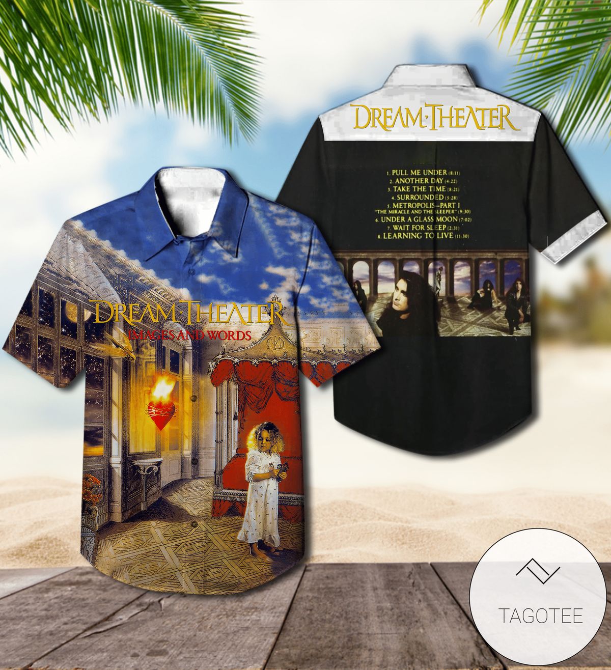 Dream Theater Awake Album Cover Hawaiian Shirt