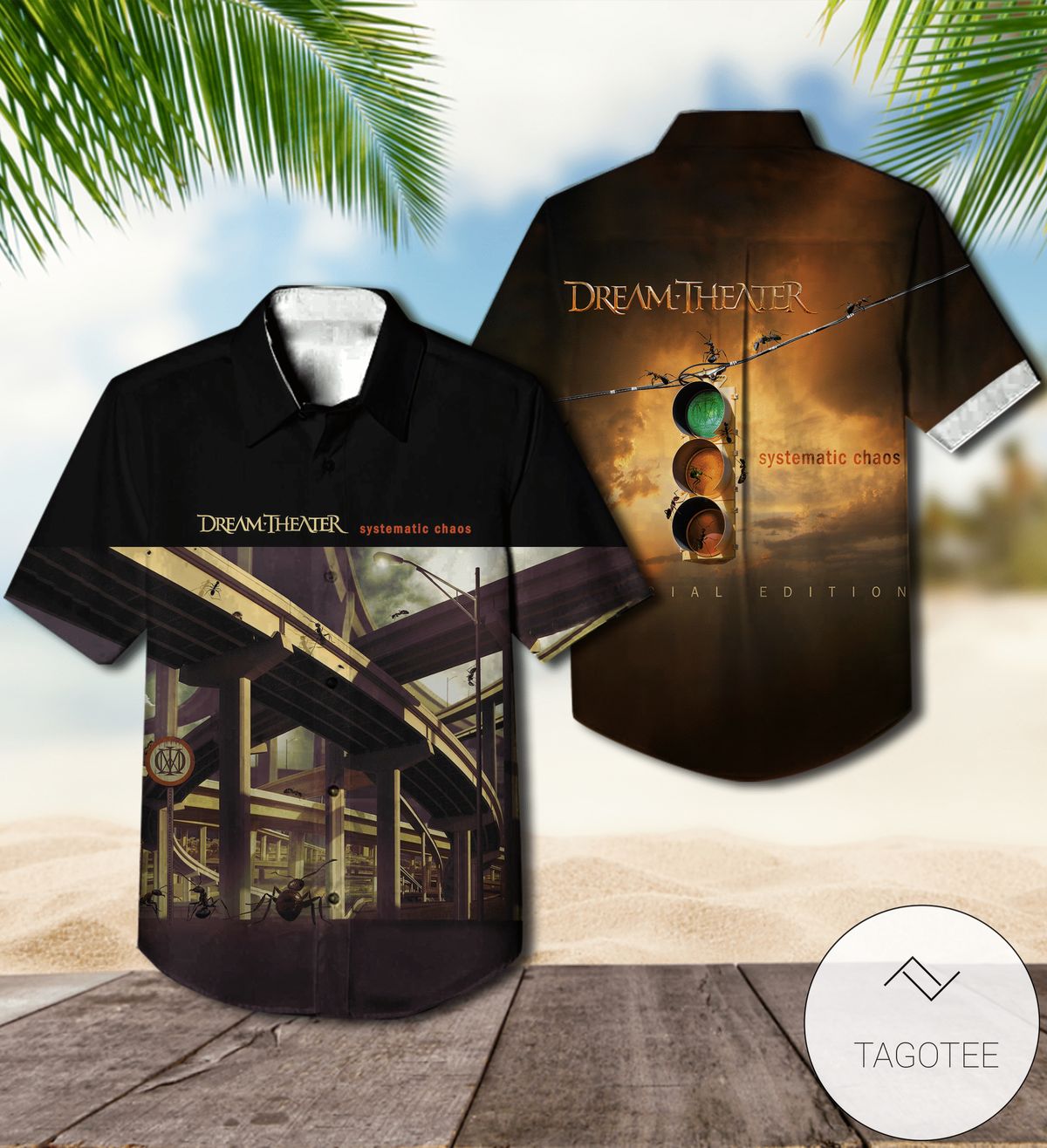 Dream Theater Awake Album Cover Hawaiian Shirt