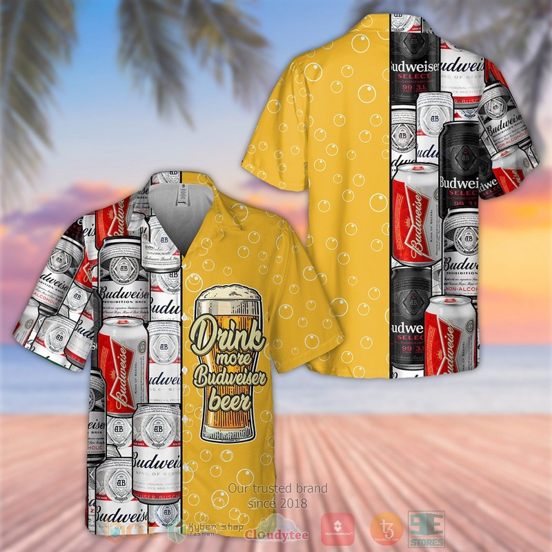 Drink more Coors beer Hawaiian shirt