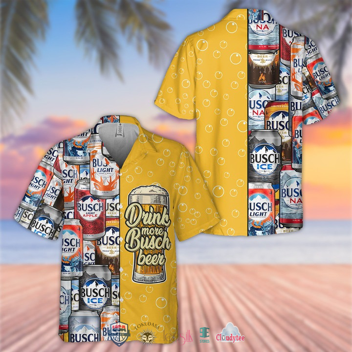 Drink More Coors Light Beer Hawaiian Shirt