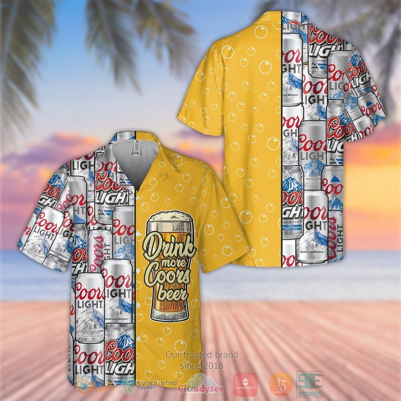 Drink more Budweiser beer Hawaiian shirt