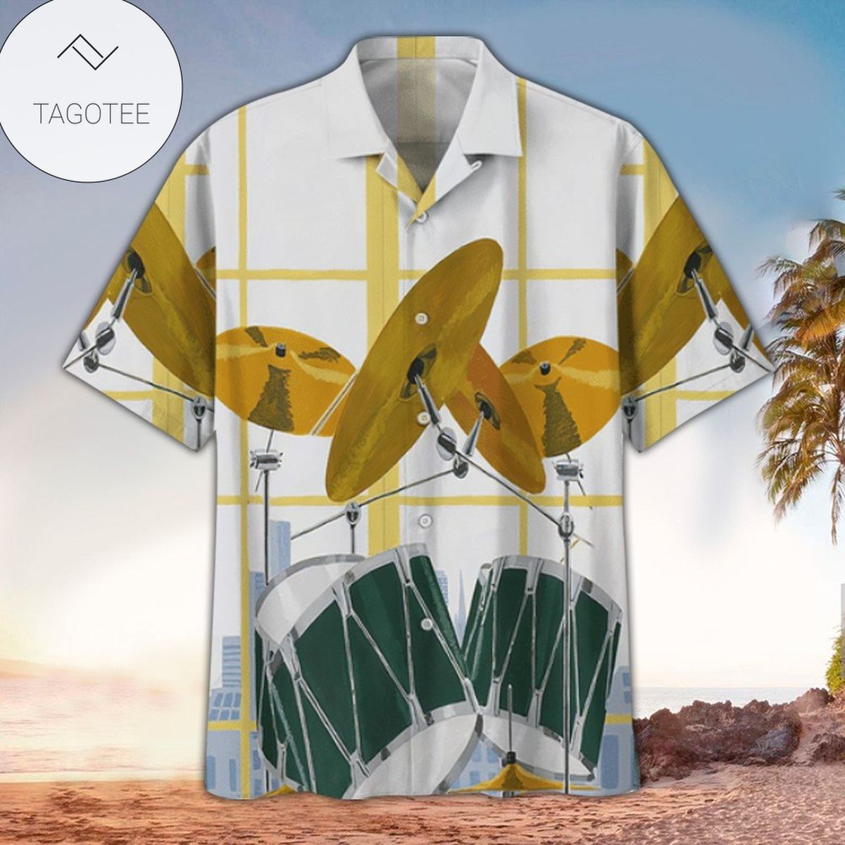 Drum Hawaiian Shirt Perfect Drum Clothing