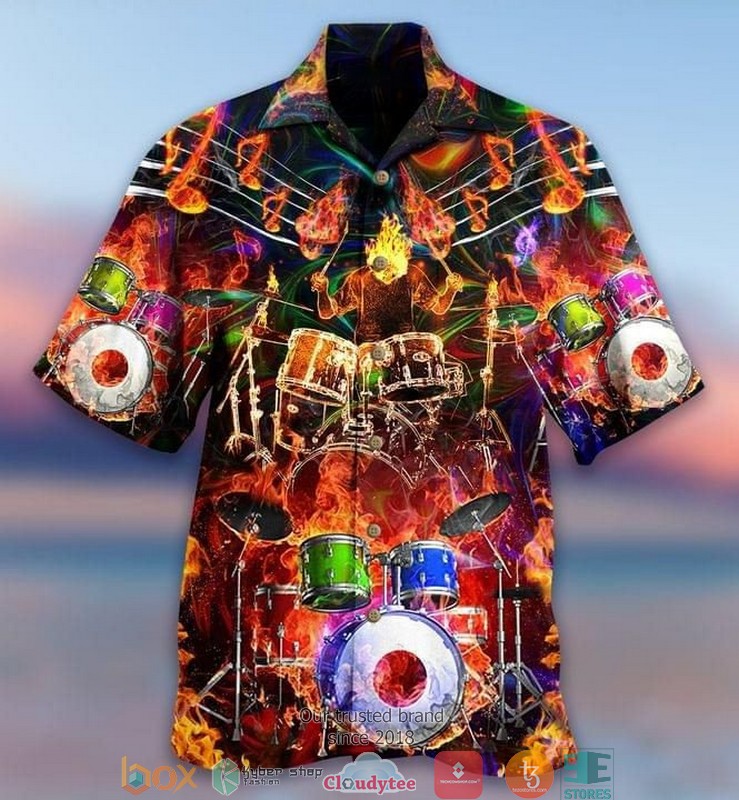 Drum USA Hawaiian Shirt