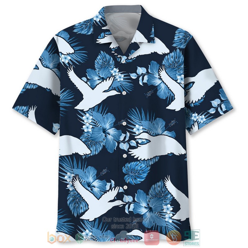 Duck Tropical plant Hawaiian Shirt