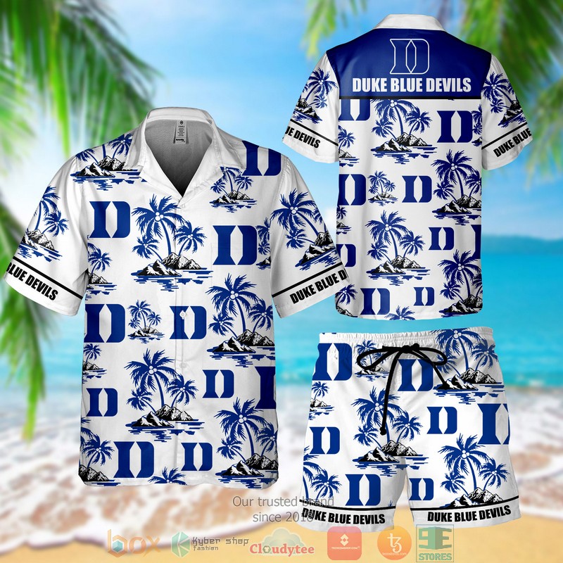 Duck Blue Tropical plant Hawaiian Shirt