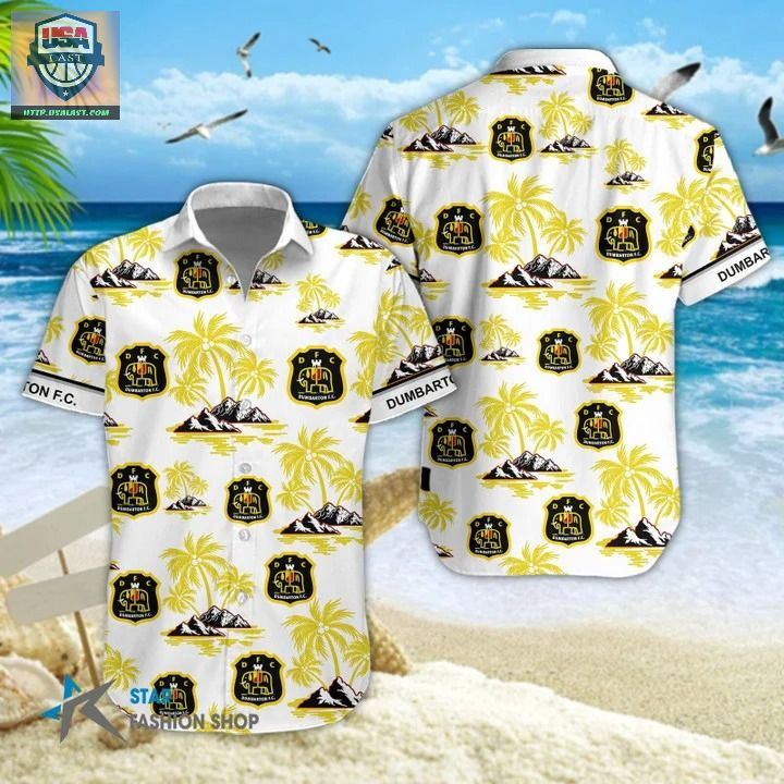 Dumbarton F.C Parrot Hawaiian Shirt