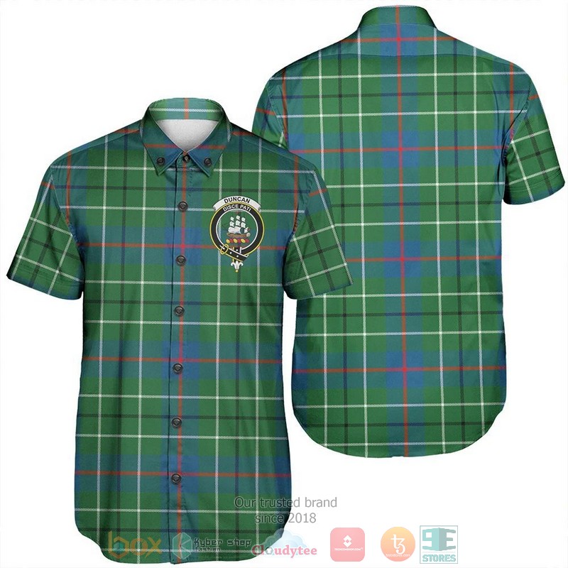 Dunbar Modern Tartan Hawaiian Shirt