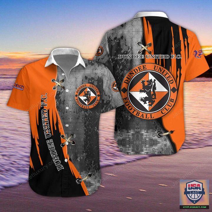 Dundee United FC Aloha Hawaiian Shirt And Short